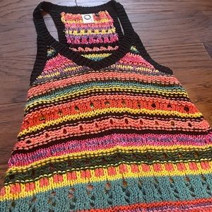 COLORFUL CROCHET TANK TOP